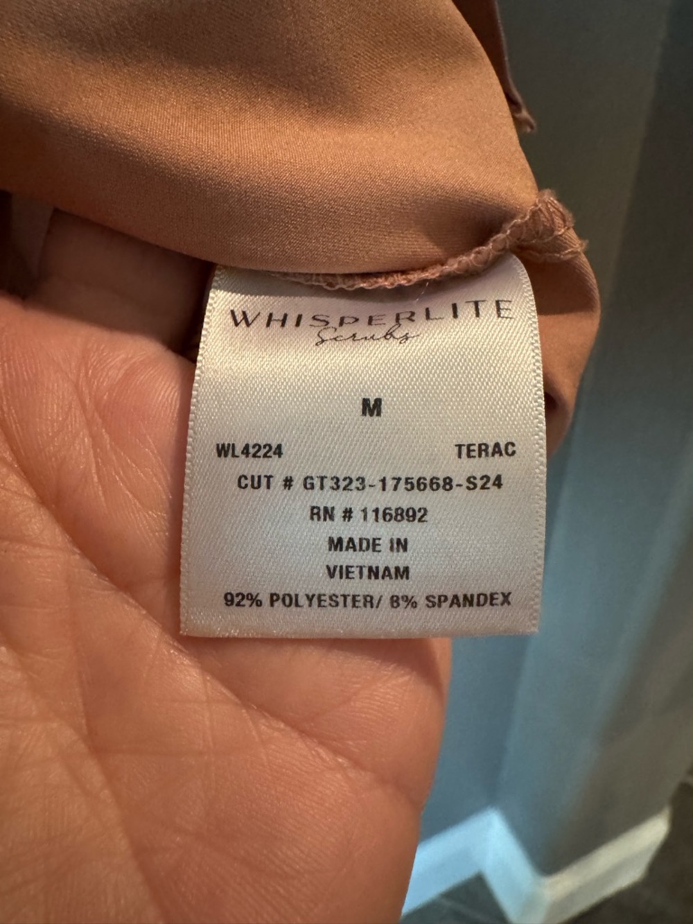 WhisperLite SET Dolman Top Medium and Ruched Jogger Scrubs Medium Petite - Picture 5 of 10